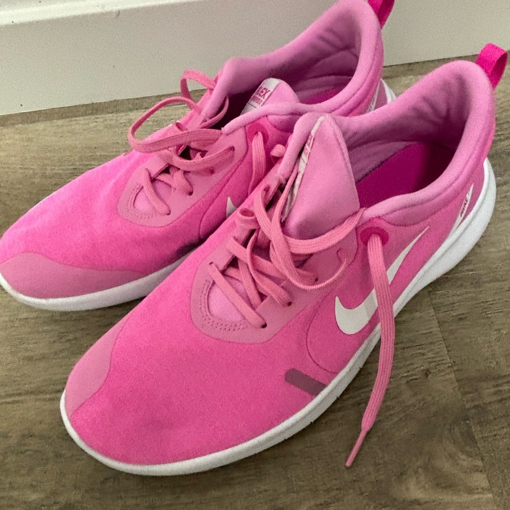 Nike Flex Experience 8 Bright Pink Shoes - Picture 2 of 6